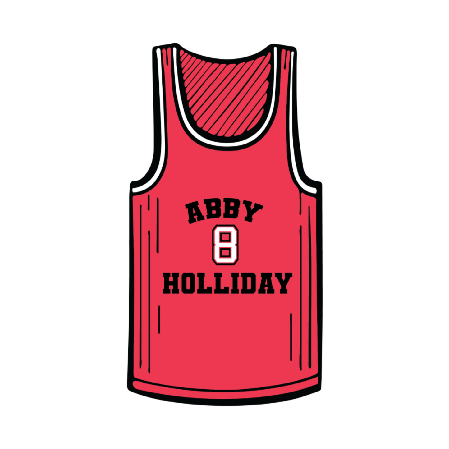 "8 Hours" Jersey Sticker
