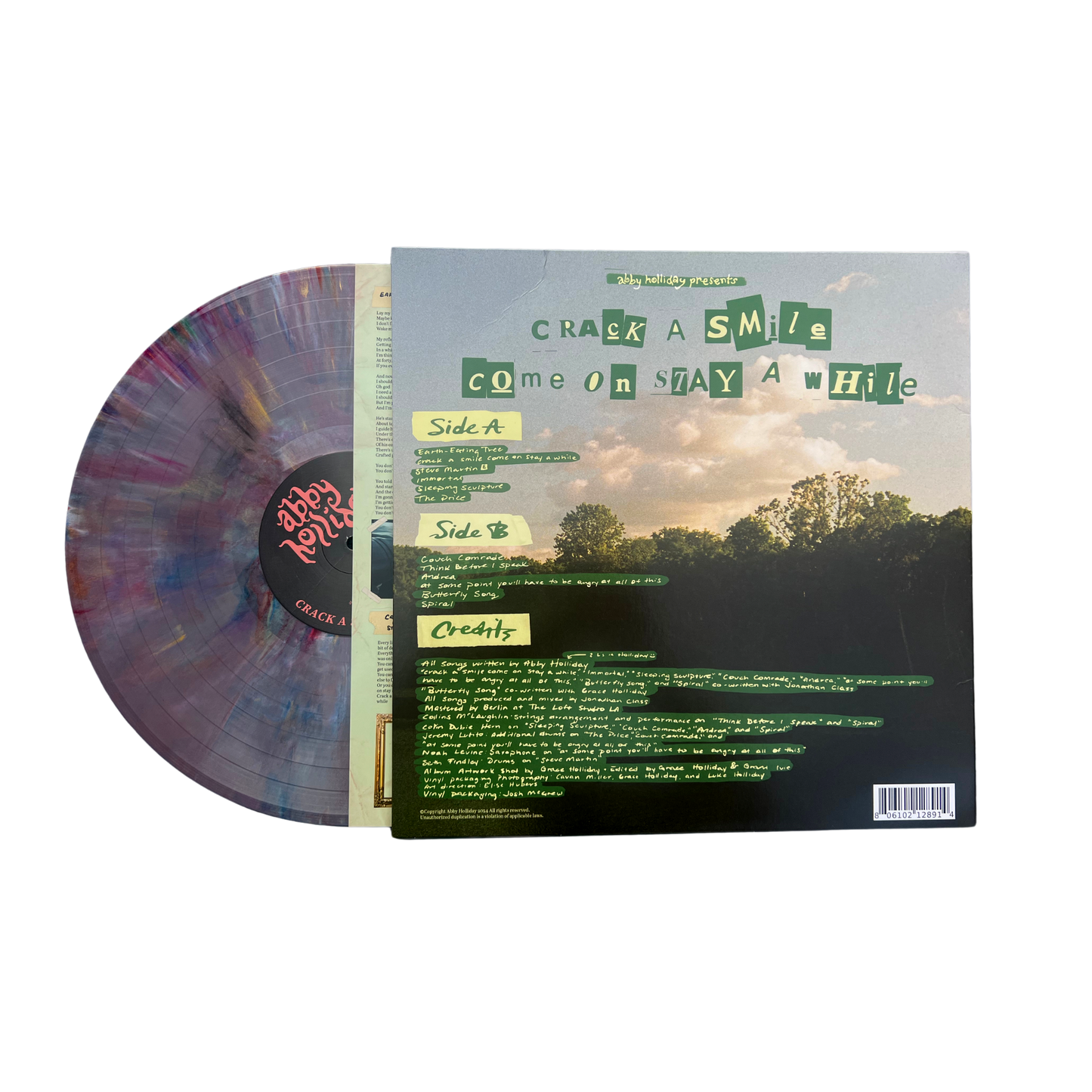 CRACK A SMILE COME ON STAY A WHILE VINYL