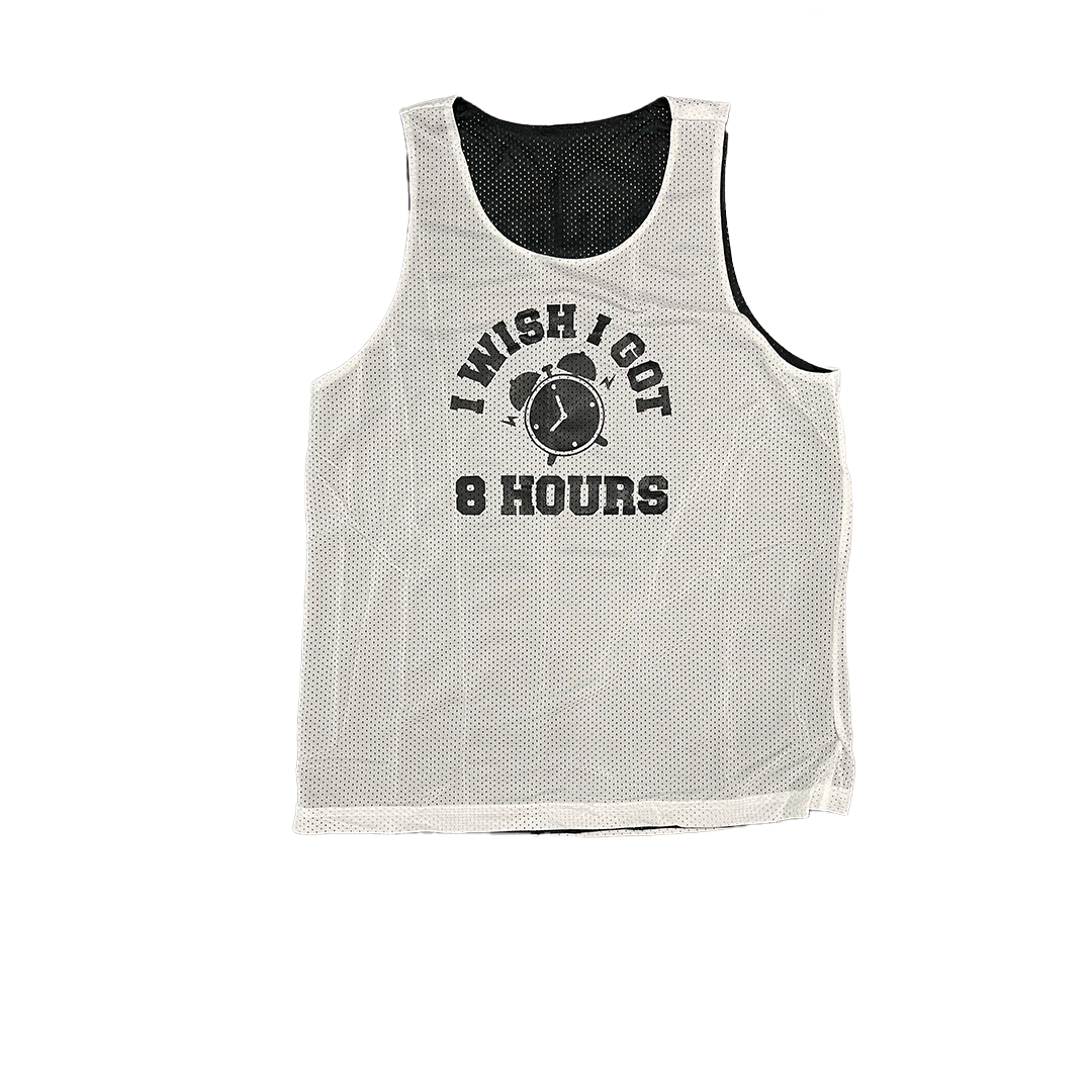 White 8 Hours Jersey